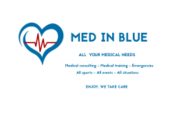 MED IN BLUE