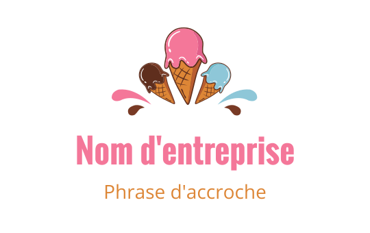 Ice cream logo