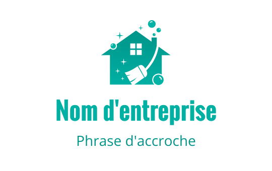 Cleaning service logo