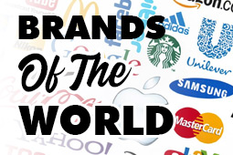 Les grandes marques à travers le monde | Des logos au fort impact visuel.