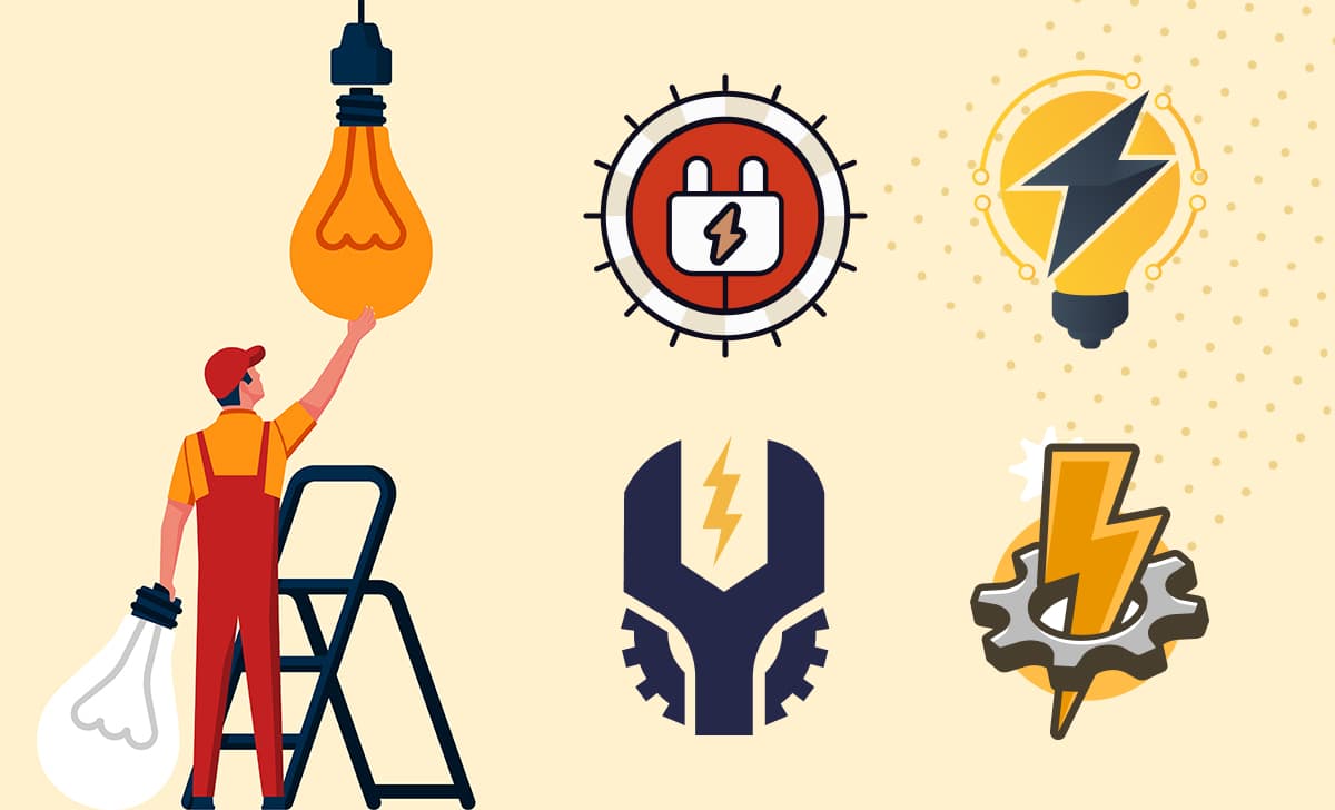 10 idées de logos créatifs pour électriciens et comment concevoir le vôtre