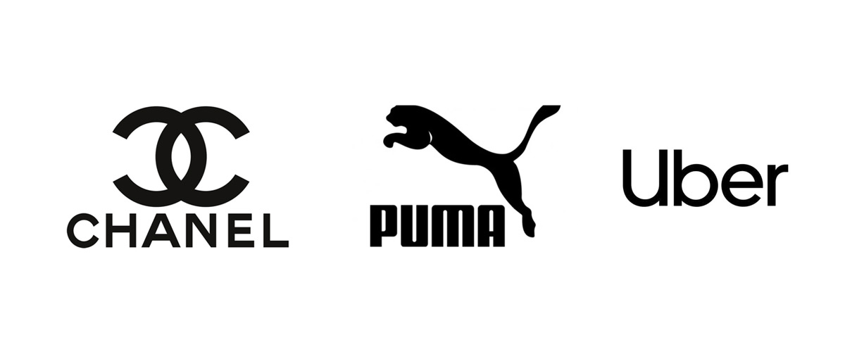 Signification des couleurs des logos noir et blanc
