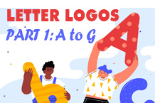 Création du logo de lettre parfait Partie 1 : Logos de lettres de A à G
