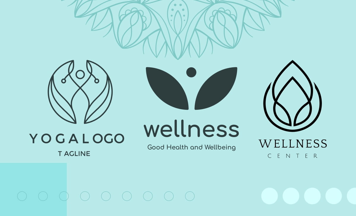 10 idées de logos modernes pour les marques de yoga, de fitness et de bien-être en 2026