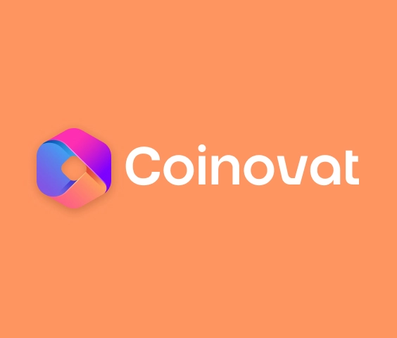 Logo moderne de cryptomonnaie avec dégradé