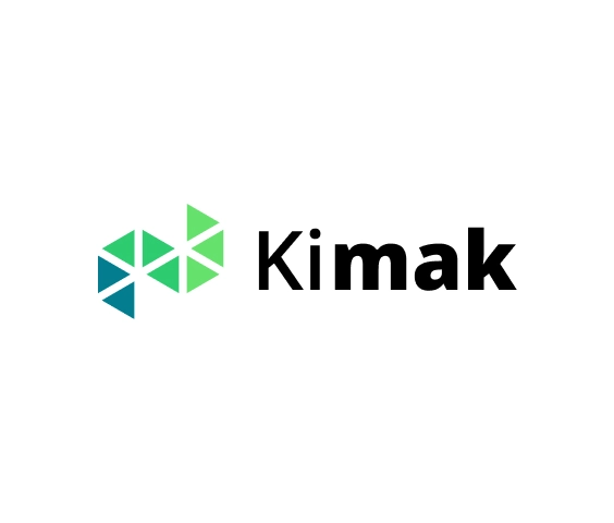 Logo d'entreprise abstrait géométrique vert