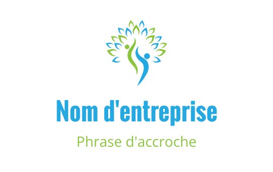 Logo vibrant représentant un arbre avec des figures humaines et des feuilles vertes