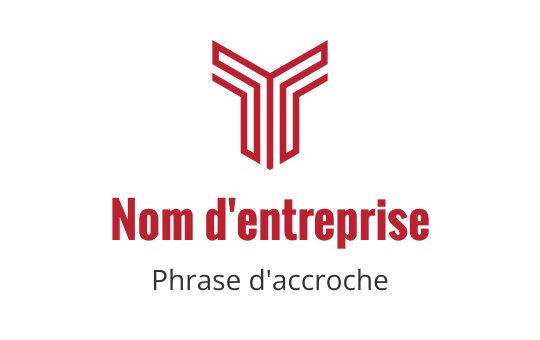 Logo design audacieux en rouge avec une lettre T stylisée aux angles vifs