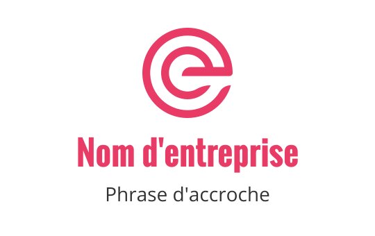 Design de logo circulaire moderne avec des éléments entrelacés rouges et roses