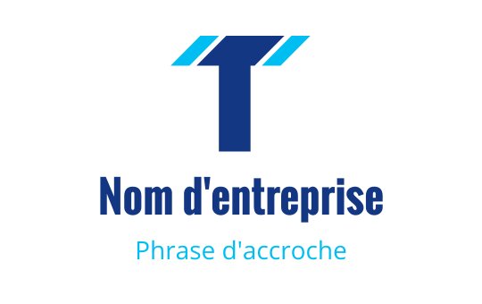 Logo moderne bleu et turquoise avec une lettre T stylisée