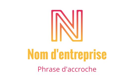 Design de logo moderne avec une lettre "N" stylisée en dégradé de couleurs