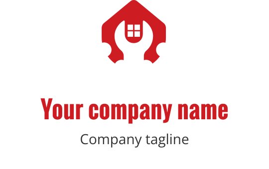 Logo design audacieux rouge avec le mot "Maintenant5" dans une police moderne