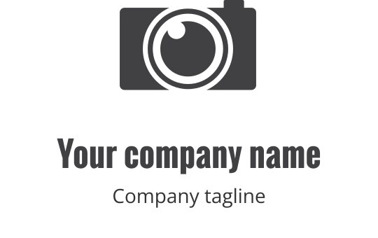 Logo design élégant en gris avec une lettre stylisée