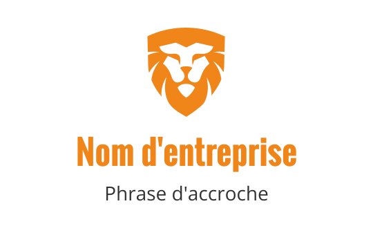 Logo de lion orange pour l'industrie du tigre, avec un style audacieux et moderne.