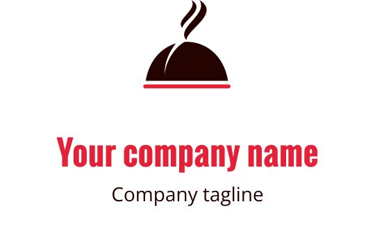 Logo design élégant en bordeaux avec des cloches stylisées et une touche moderne