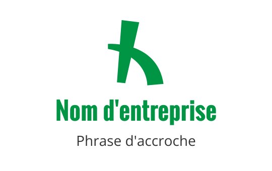 Logo moderne vert avec une lettre stylisée et des éléments courbés
