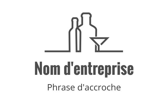 Bouteille logo