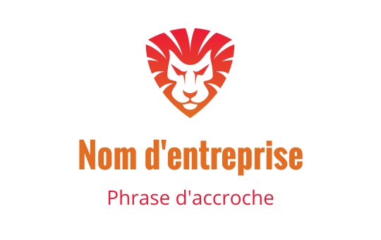 Logo stylisé de lion en rouge et orange, représentant l'industrie du tigre.