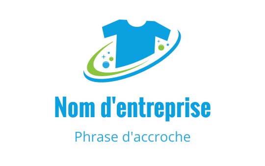 Design de logo coloré avec un t-shirt et des éléments tourbillonnants