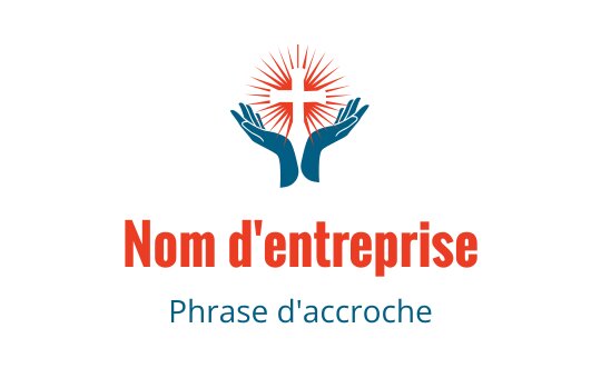 Logo design d'une croix rouge avec des lignes rayonnantes