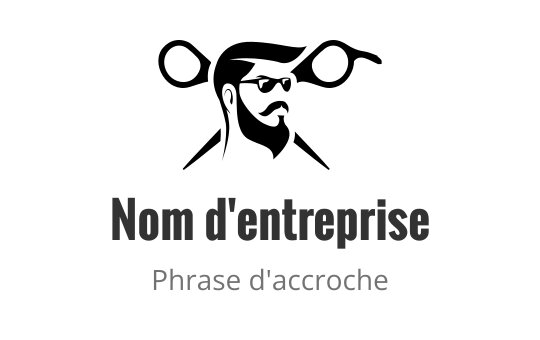 Logo audacieux avec texte stylisé et typographie moderne